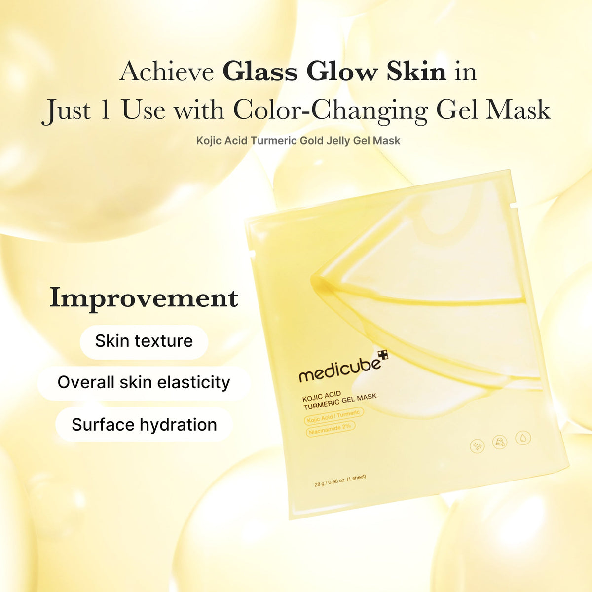 Medicube Kojic Acid Turmeric Gel Mask