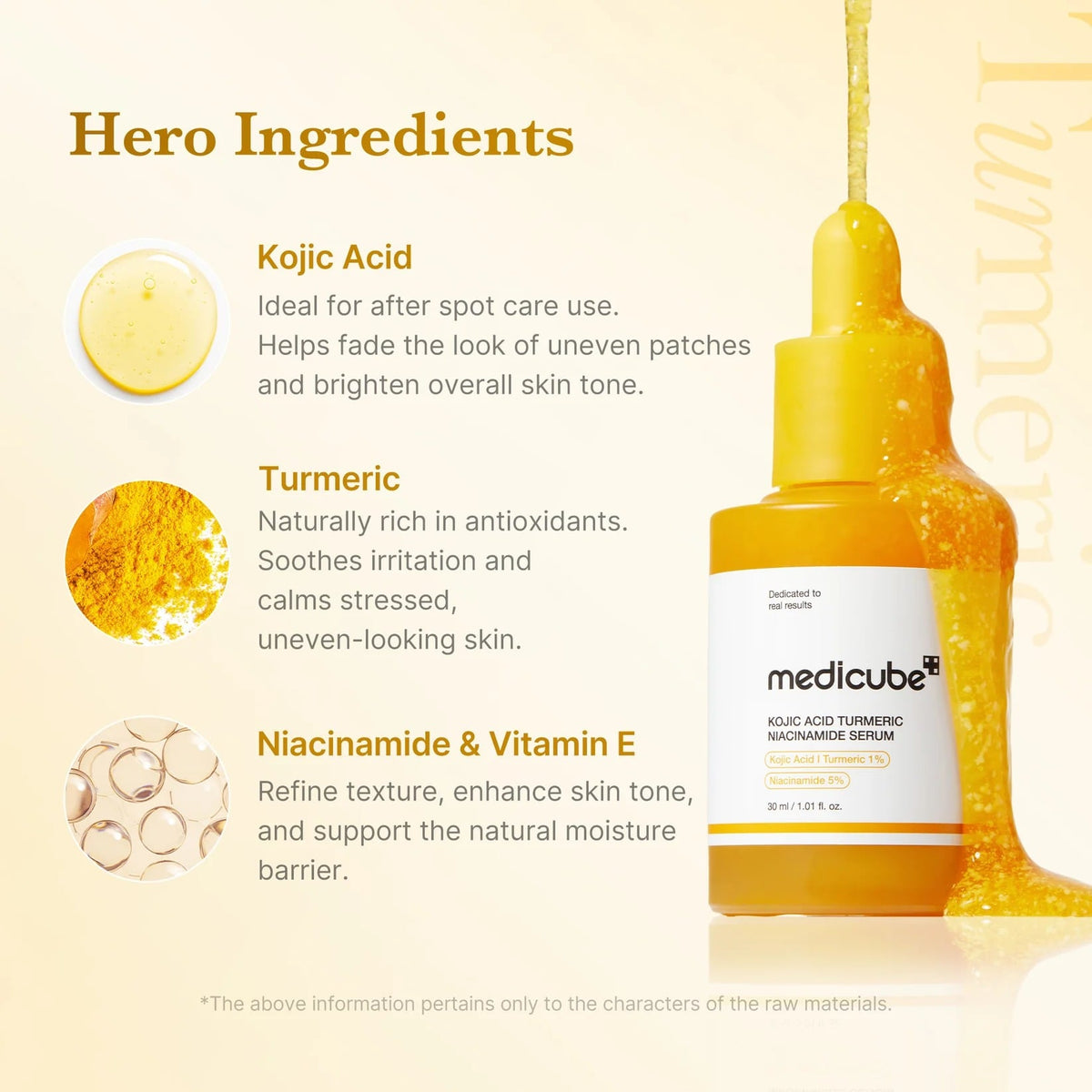 Medicube Kojic Acid Turmeric Niacinamide Serum 30 ml