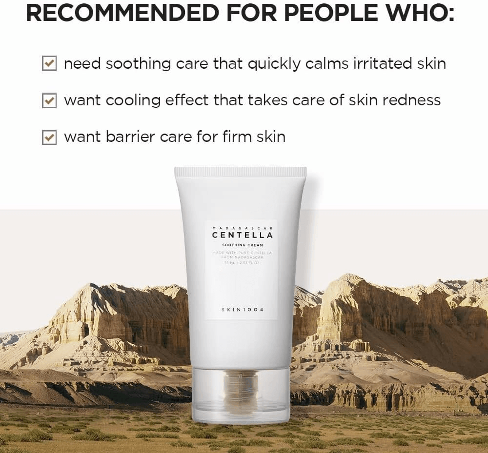SKIN1004 - Madagascar Centella Soothing Cream - 75 ml