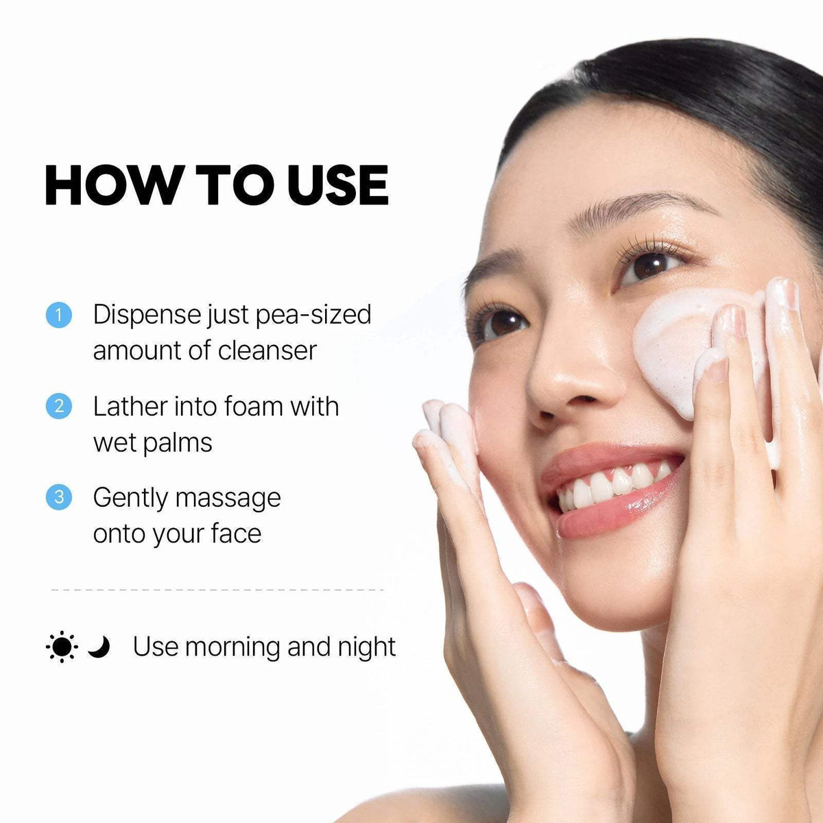 Round Lab 1025 Dokdo Cleanser 150 ml - mode d'emploi