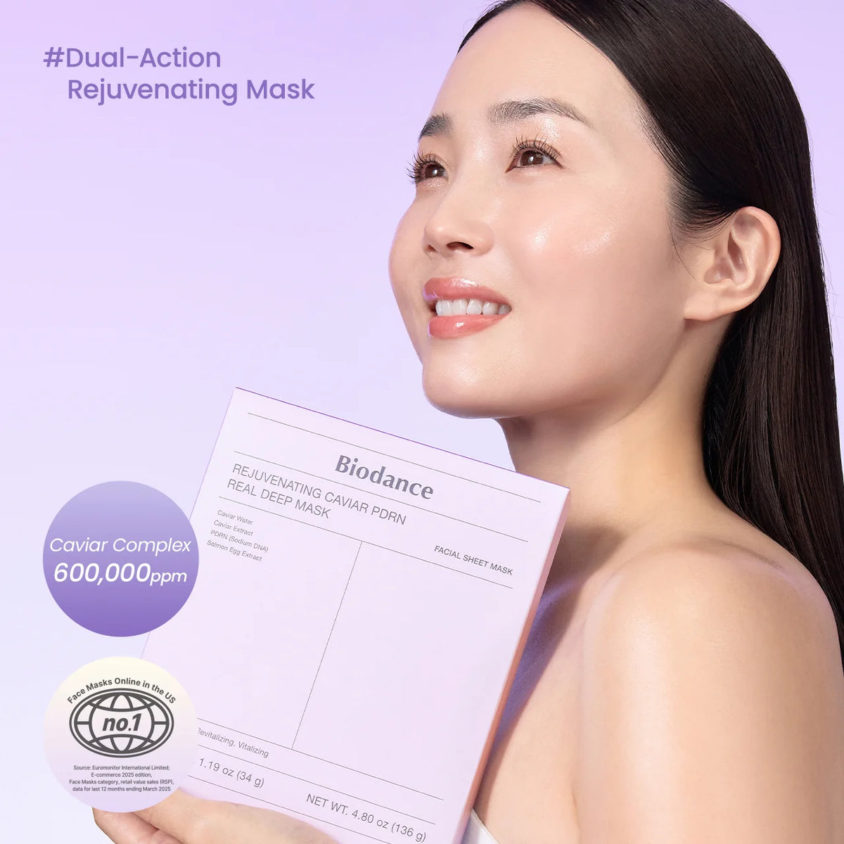 Biodance - Rejuvenating Caviar Pdrn Real Deep Mask - 4 ea