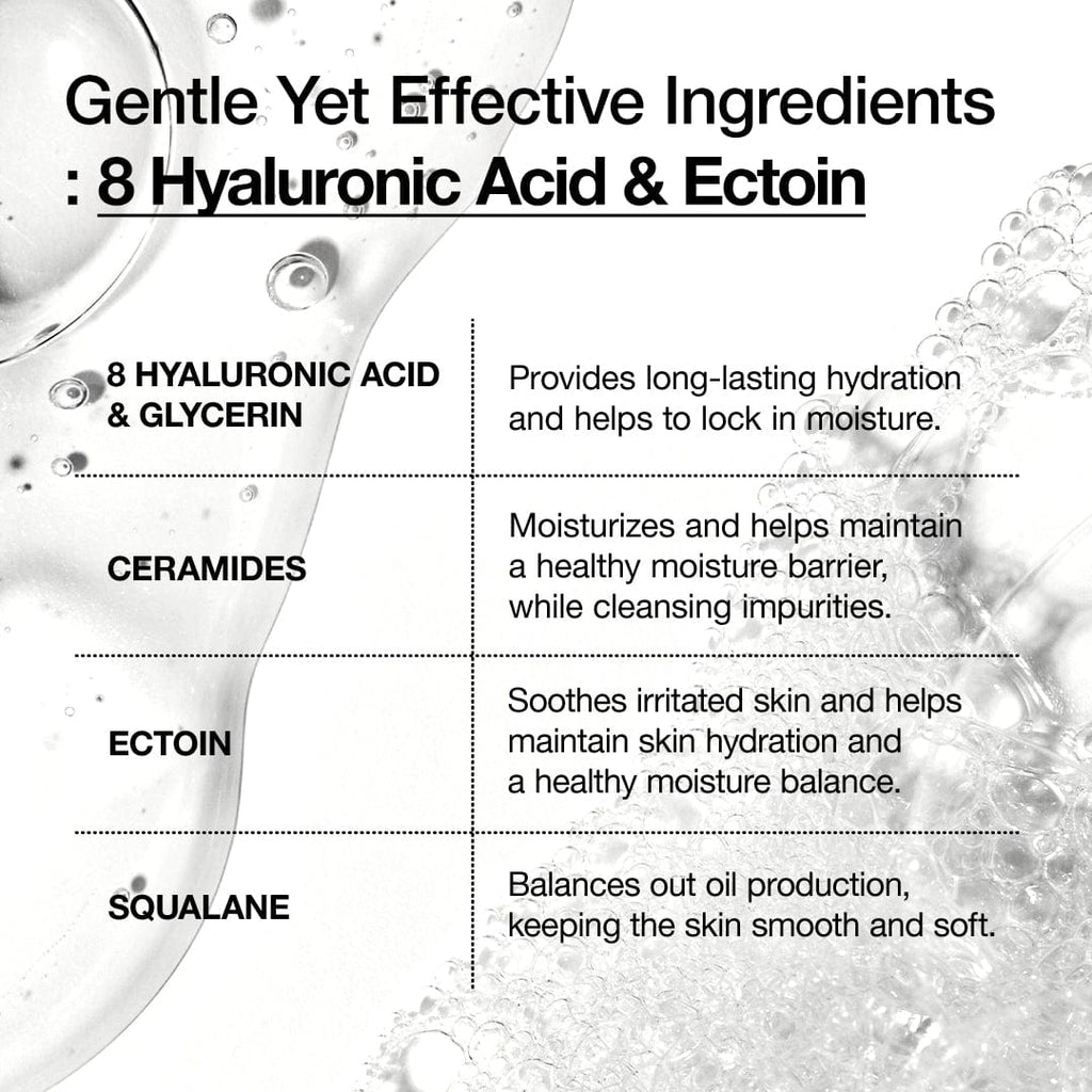 Anua 8 Hyaluronic Acid Moisturizing Gentle Gel Cleanser