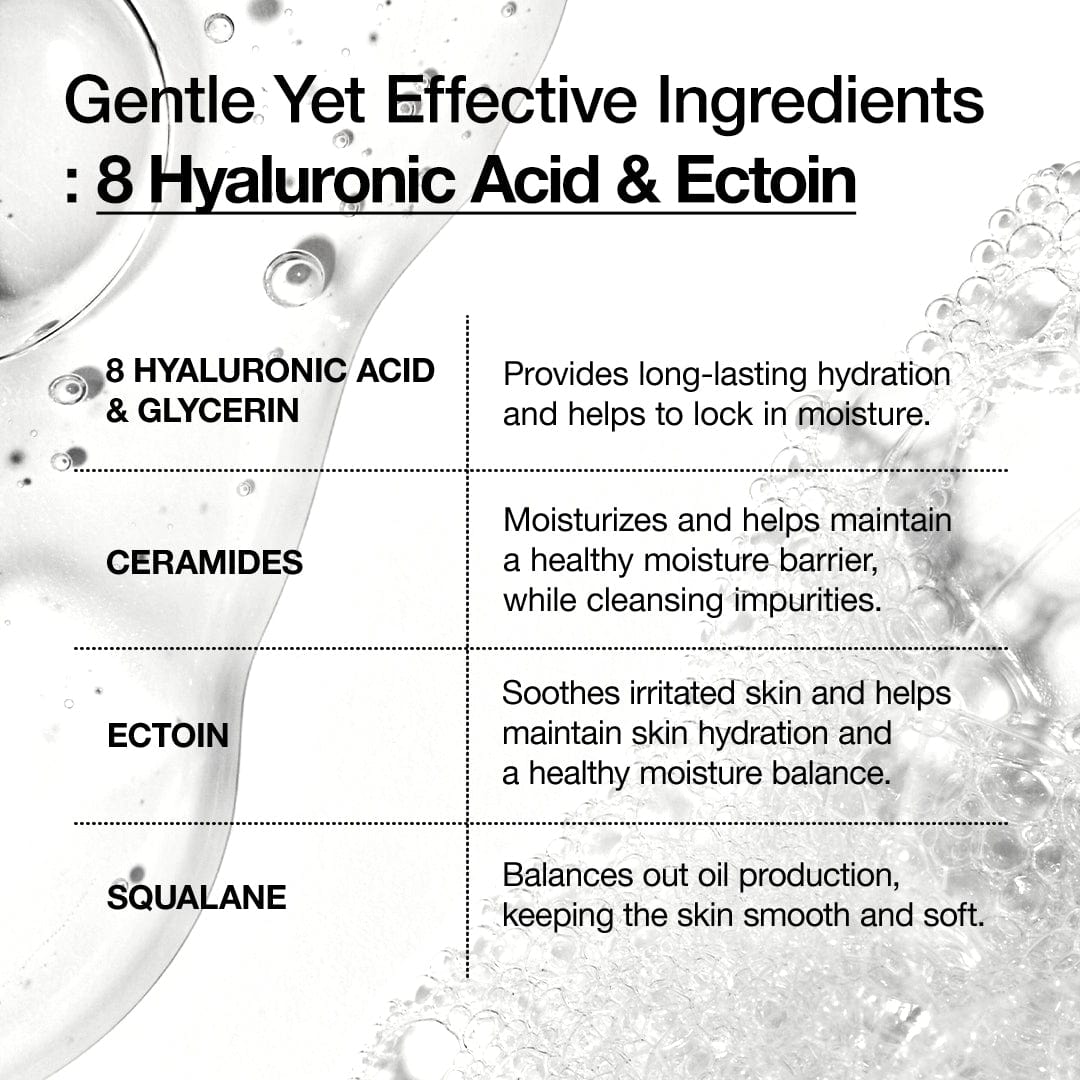 Anua 8 Hyaluronic Acid Moisturizing Gentle Gel Cleanser