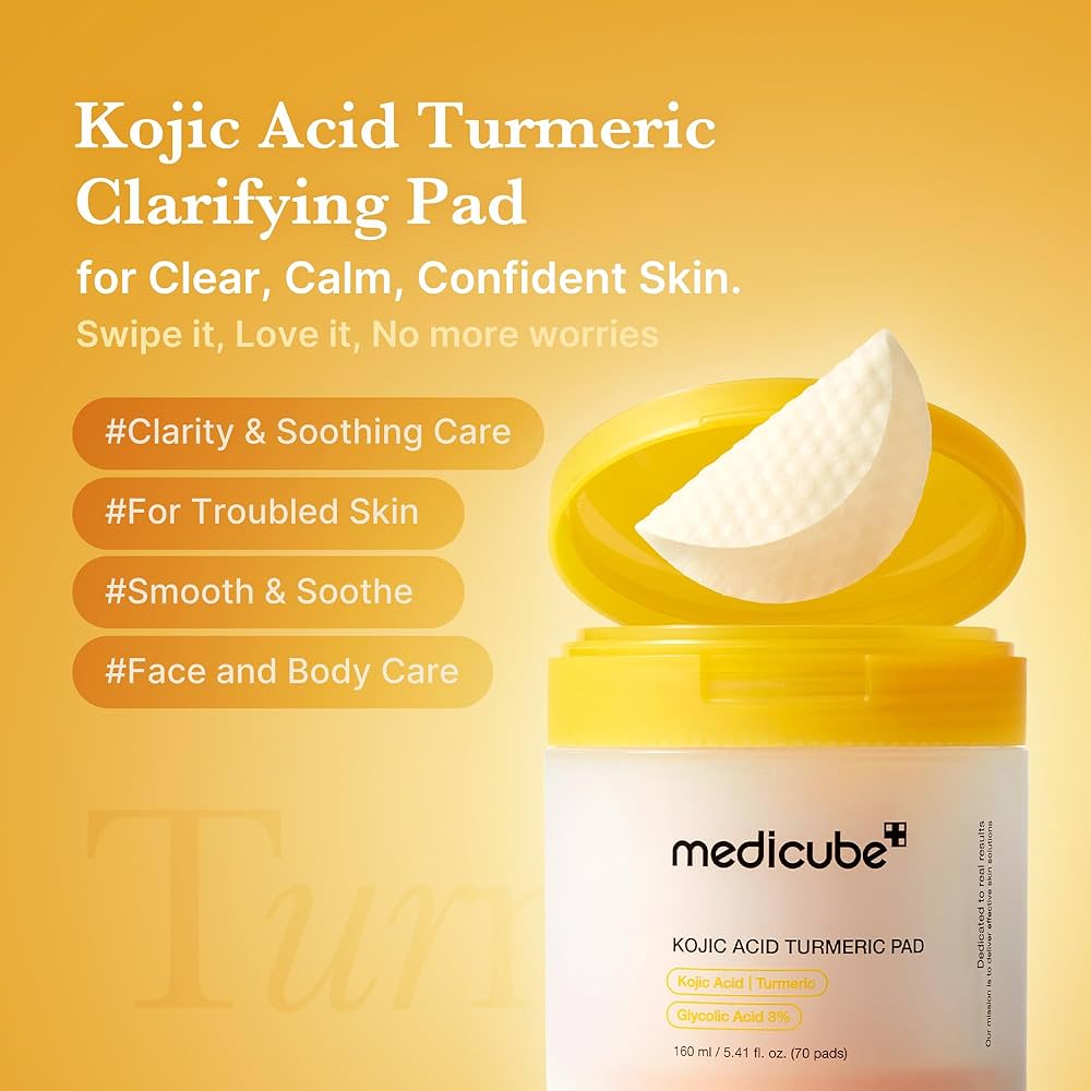 Medicube Kojic Acid Turmeric Pad 70 pcs