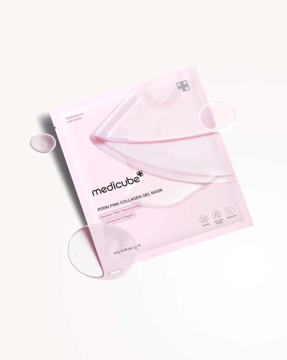 Medicube - PDRN Pink Collagen Gel Mask - 4 ea